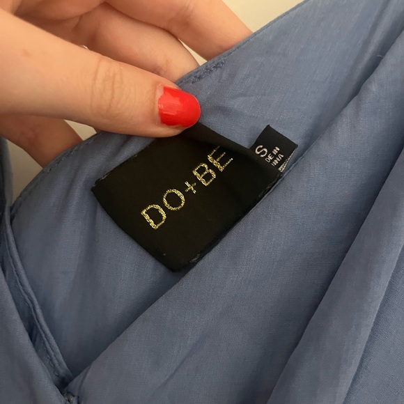 Do+Be Blue Ruffle Dress - Picture 2 of 3